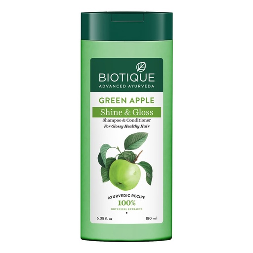 Biotique Bio Green Apple Fresh Daily Purifying Shampoo & Conditioner (180ml)
