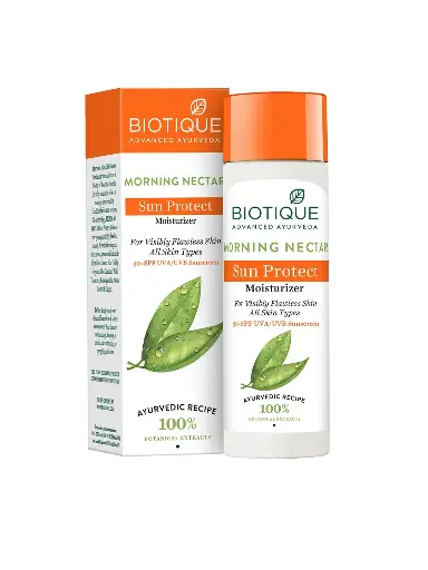 Biotique Bio Morning Nectar Sunscreen Ultra Soothing Face Lotion SPF 30+ (120ml)