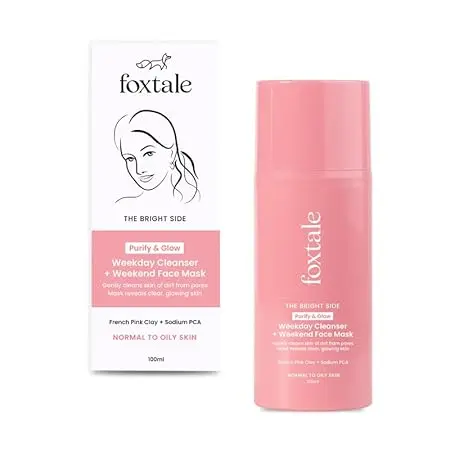 Foxtale Purify & Glow Cleanser + Mask 100ml