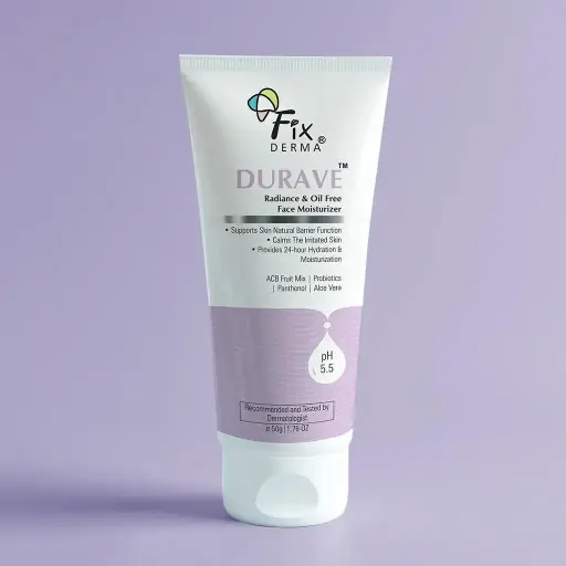 FixDerma Durave Radiance, Oil Free & Brightening Face Moisturizer | Lightweight Moisturizer For A Bright & Radiant Skin 50g