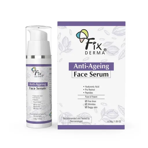 FixDerma Anti Ageing Face Serum | Boosts Collagen & Prevents Early Signs of Ageing 30ml
