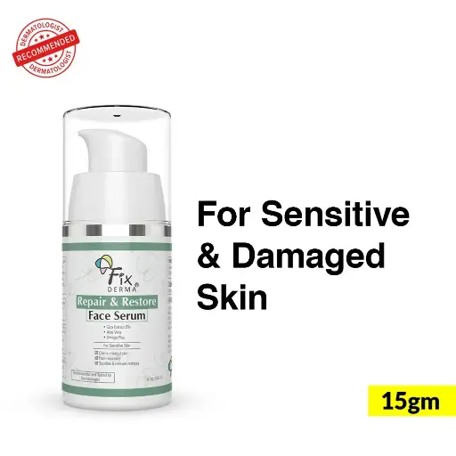 FixDerma Repair and Restore Face Serum | Soothing Serum to Repair Damaged Skin Barrier 15ml