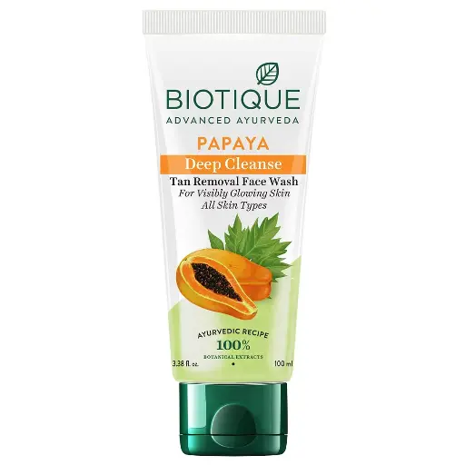 Biotique Bio Papaya Visibly Ageless Scrub Wash For All Skin Types (100ml)