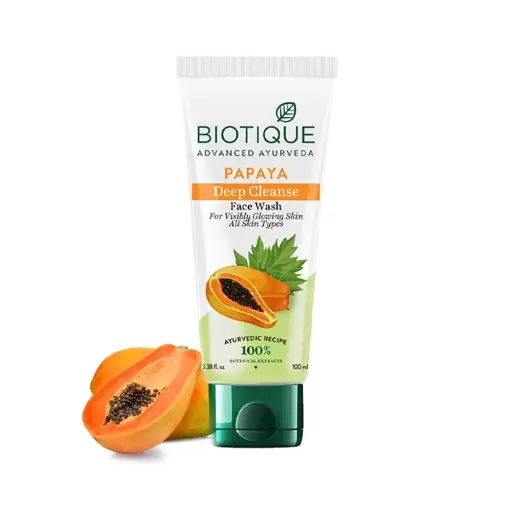 Biotique Bio Papaya Visibly Ageless Scrub Face Wash For All Skin Types (150ml)