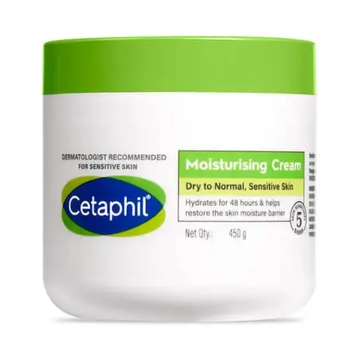 Cetaphil Moisturising Cream for dry to very dry Sensitive skin 450g