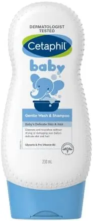 Cetaphil Baby Shampoo & Wash, White, Chamomile, 230ml
