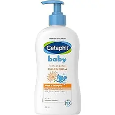Cetaphil Baby Wash & Shampoo with Organic Calendula 400ml