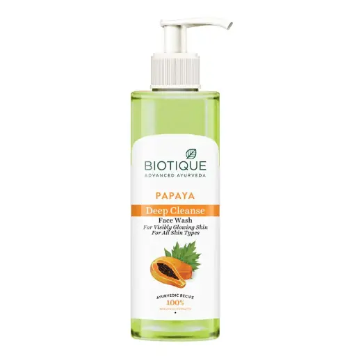 Biotique Bio Papaya Visibly Ageless Scrub Face Wash For All Skin Types (200ml)