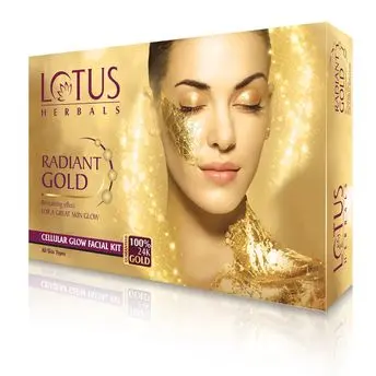 Lotus Radiant Gold Cellular Glow Salon Grade Facial Kit
