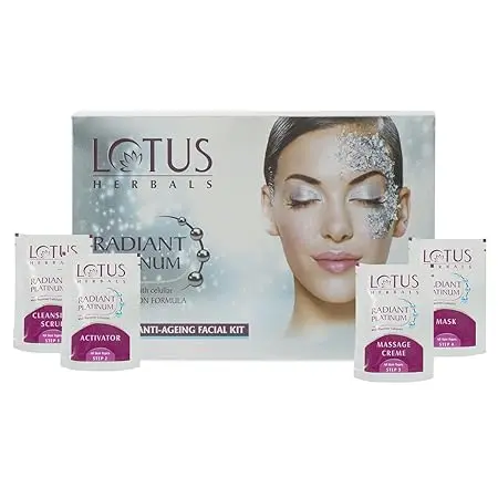 Lotus Radiant Platinum Cellular Anti-Ageing Salon Grade Single Facial Kit