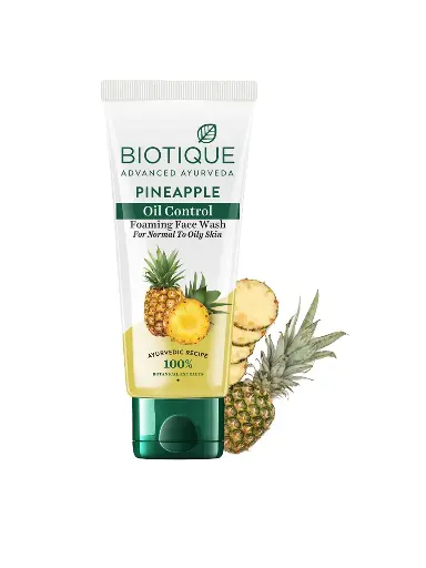 Biotique Bio Pineapple Oil Control Foaming Face Wash (100ml)