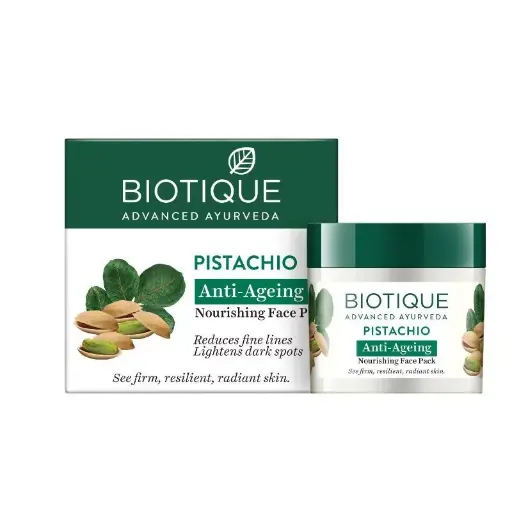 Biotique Bio Pistachio Youthful Nourishing & Revitalizing Face Pack (50gm)