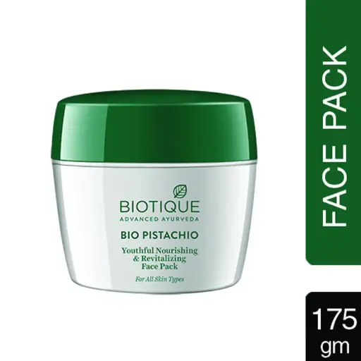 Biotique Bio Pistachio Youthful Nourishing & Revitalizing Face Pack (175gm)