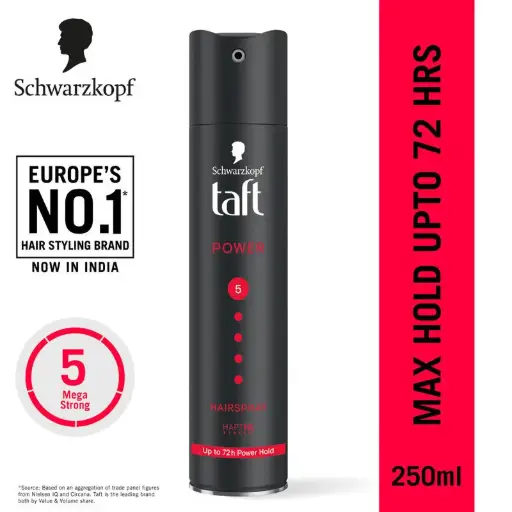 TAFT Schwarzkopf Power Hair Spray  For Strengthening Hair Hold 5