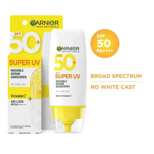 Garnier Super UV Invisible Serum Sunscreen, 30 ml