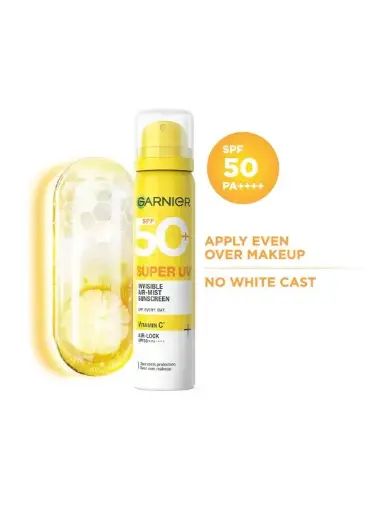 Garnier Super UV Invisible Air-mist Sunscreen, 75ml