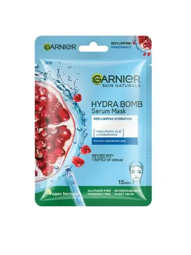Garnier Hydra Bomb Pomegranate Serum Sheet Mask 32g