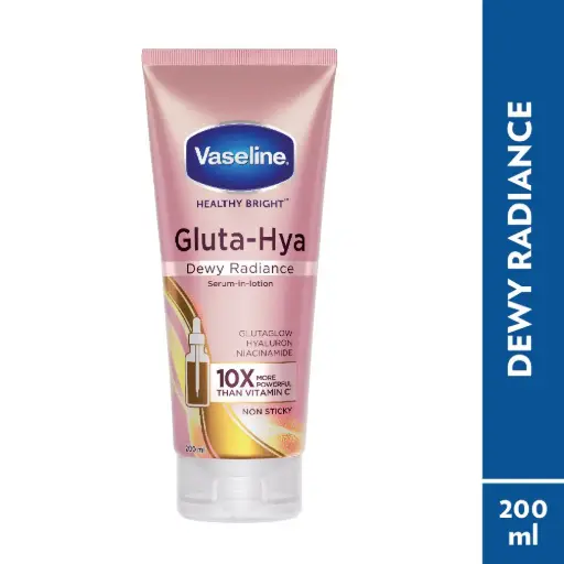 Vaseline Gluta-Hya Dewy Radiance Lotion with Glutathione - 200 ml