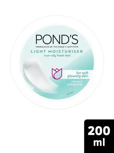 POND'S Fresh Glow Light Moisturiser with Vitamin E +Glycerine,197g (200ml)