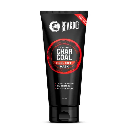 Beardo Activated Charcoal Peel Off Mask, 100g