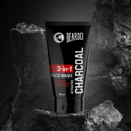 Beardo Activated Charcoal Facewash, 100ml