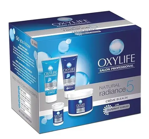Oxylife Natural Radiance 5 Creme Bleach With Active Oxygen, 126g