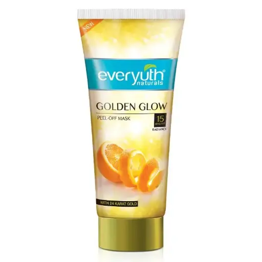 Everyuth Naturals Advanced Golden Glow Peel Off Mask for Instant Glow Skin, 100g