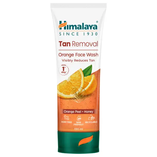 Himalaya Tan Removal Orange Face Wash Orange Peel+honey, 100ml