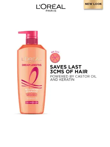 L'Oreal Paris Dream Lengths Restoring Shampoo For Long Damaged Hair (650ml)