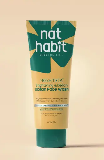 Nathabit Brightening Ubtan Tikta Face Wash 100g