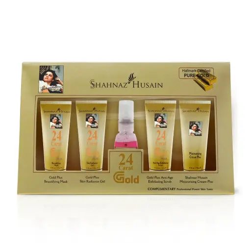 Shahnaz Husain Gold Skin Radiance Timeless Youth 10gx4 Kit 