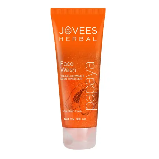 Jovees Papaya Face Wash for Dull & Uneven Skin Tone 120ml