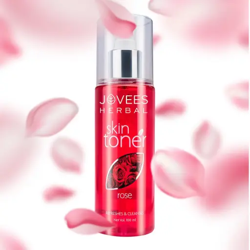 Jovees Rose Skin Toner for Normal to Dry Skin 200ml