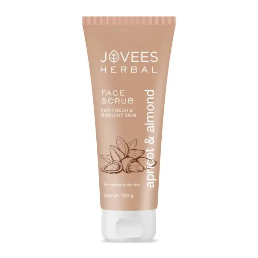 Jovees Apricot & Almond Face Scrub Infused With Wheatgerm Oil 100g