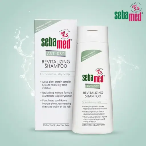 Sebamed Anti Dry Revitalizing Shampoo | 200 ml | For sensitive, dry scalp