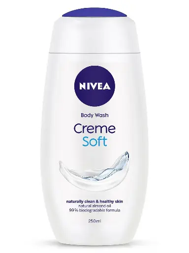 NIVEA Women Body Wash, Crème Care Shower Gel for Soft Skin (250ml)