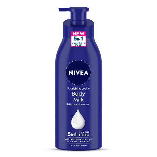 NIVEA Body Lotion for Very Dry Skin- Nourishing Body Milk with Almond Oil and Vitamin E (400ml)