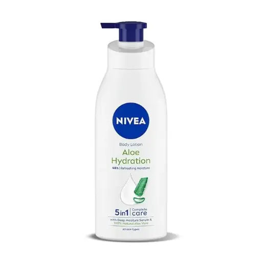 NIVEA Body Lotion- Aloe Hydration- with Aloe Vera- for Smooth- Normal Skin (400ml)