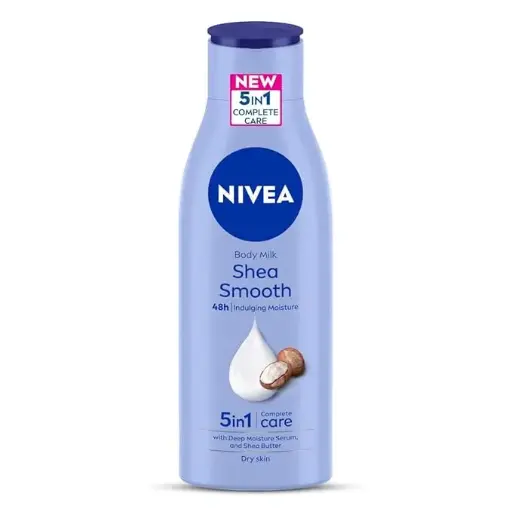 NIVEA Body Lotion for Dry Skin, Shea Smooth, with Shea Butter (200ml)