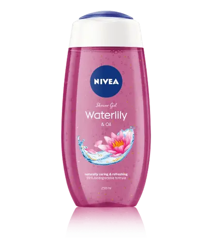 Nivea Shower Gel Water Lily & Oil Pampering Care & Refreshing Scent of Waterlily Flower (250ml)