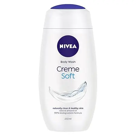 NIVEA Body Wash- Crème Soft Naturally Clean & Healthy Skin Natural Almond Oil (250ml)