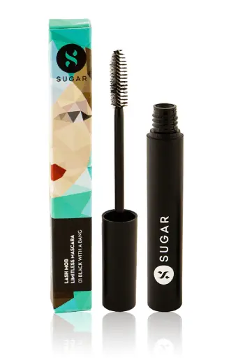 SUGAR LASH MOB LIMITLESS MASCARA - 01 BLACK WITH A BANG