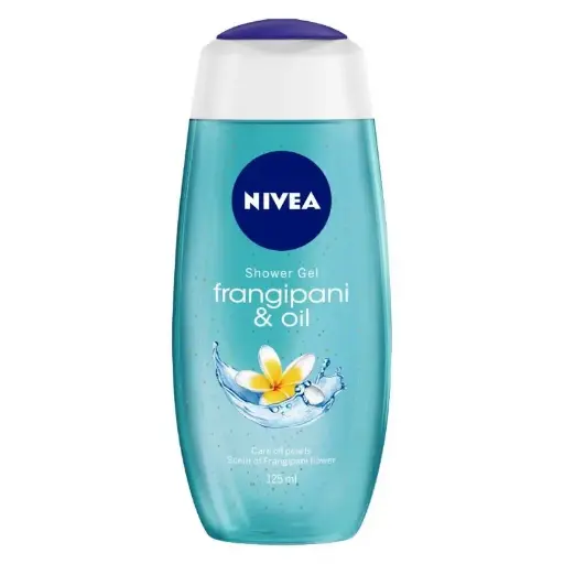 Nivea Frangipani & Oil Shower Gel Pampering Care & Refreshing Scent of Frangipani Flower (125ml)