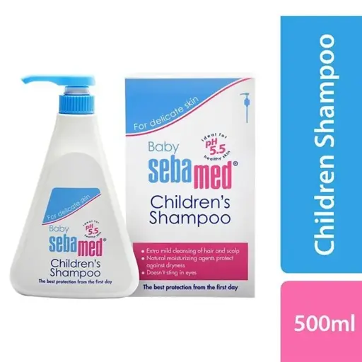 Sebamed Baby Shampoo, PH 5.5, Camomile, Natural Moisturisers, No Tears Formula, For Delicate Scalp (500ml)