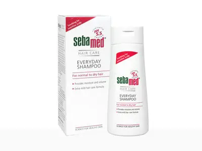 Sebamed Everyday Shampoo,PH 5.5, Normal To Dry Hair, Extra Mild Formula, Gives Moisture & Volume (200ml)