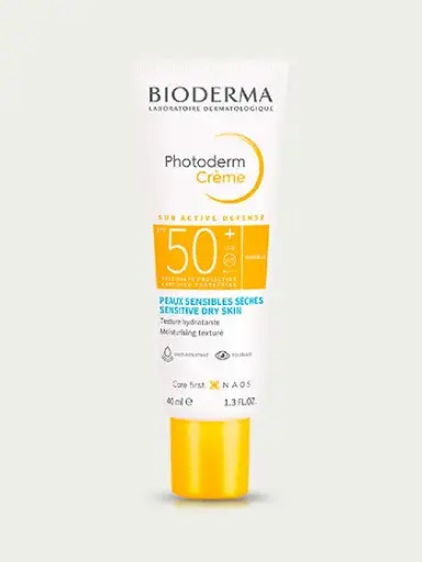 Bioderma Photoderm Aquafluide Claire Sunscreen SPF 50+ Tinted Sunscreen (40ml)