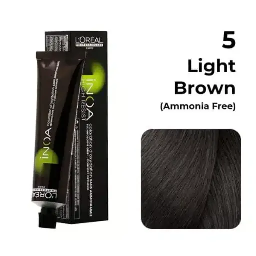 L'oreal Professionnel Paris INOA Ammonia-free Permanent Hair Color - 5 (Light Brown)