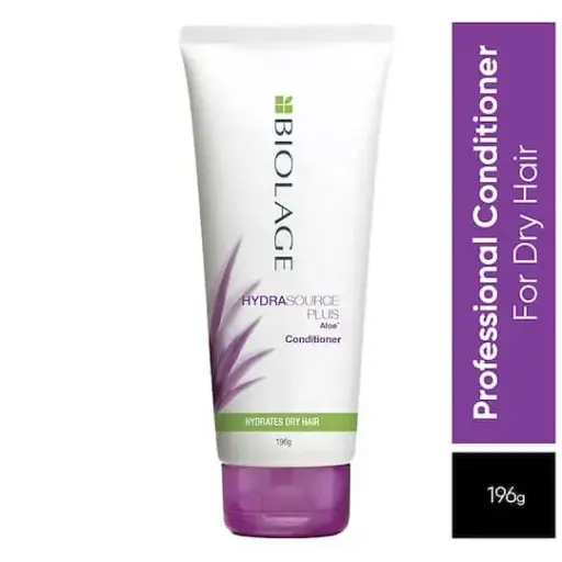 Matrix Biolage Hydrasource Plus Professional Conditioner With Aloe, Moisturizes & Hydrates Dry Hair (196gm)