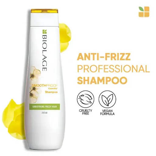Matrix Biolage Smoothproof Professional Shampoo For Dry And Frizzy Hair, 72 Hrs Frizz Control (200ml)
