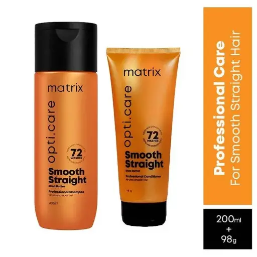 Matrix Opti Care Professional Ultra Smoothing 2-Step Regime - Shampoo + Conditioner (200ml + 98gm)
